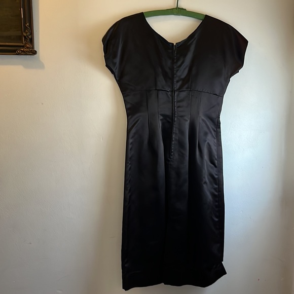 VINTAGE black dress size small - Picture 2 of 2